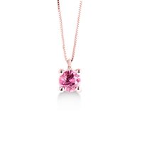 Halskette Lux Gioielli Dame in Rosègold Zaffiro CLLK0181CZP;015;RO - CLLK0181CZP;015;RO